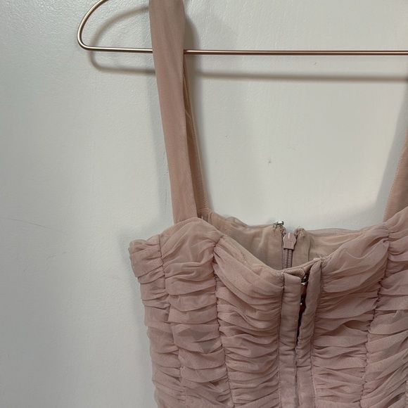 NEW House of CB Cate Ruched Mini Dress Size XS - Picture 8 of 9